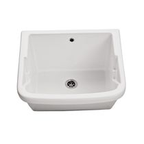 Wall-mounted washbasin / ceramic / contemporary