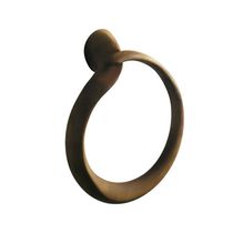 Towel ring / wall-mounted / wooden