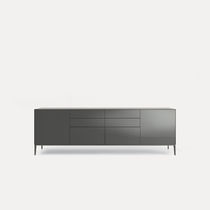 Contemporary sideboard / lacquered glass...