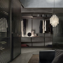 Wall-mounted walk-in wardrobe / contemporary...