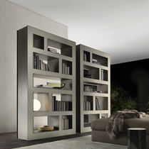 Wall-mounted bookcase / contemporary / aluminum...