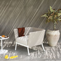 Contemporary armchair / Batyline® / aluminum...