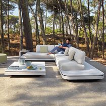 Modular sofa / corner / contemporary / outdoor