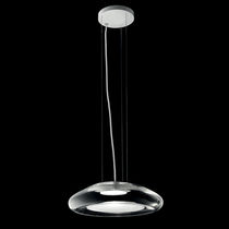 Pendant lamp / metal / glass / contemporary