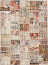 Contemporary rug / patchwork / wool / rectangular