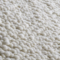 Contemporary rug / plain / wool / rectangular