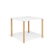 Contemporary table / oak / beech / ABS
