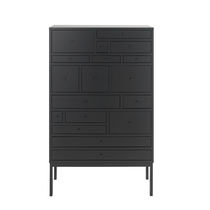 Contemporary chiffonier / wood veneer