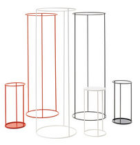 Contemporary clothes rack / steel