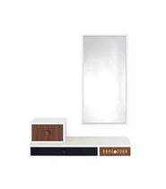 Contemporary entryway cabinet / wall-mounted...