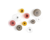 Contemporary coat hook / glass / individual
