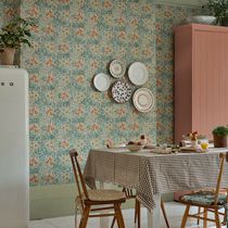 Contemporary wallpaper / fabric / floral...
