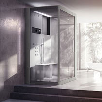 Steam shower cubicle / hydromassage / glass...