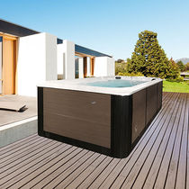 Built-in swim spa / above-ground / rectangular...