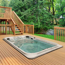 Built-in swim spa / above-ground / rectangular...