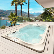 Built-in swim spa / above-ground / rectangular...