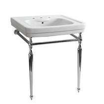 Metal washbasin stand