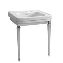 Metal washbasin stand