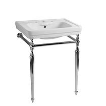 Metal washbasin stand