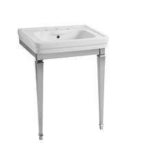 Metal washbasin stand