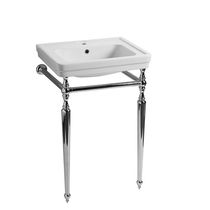 Metal washbasin stand