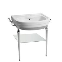 Metal washbasin stand