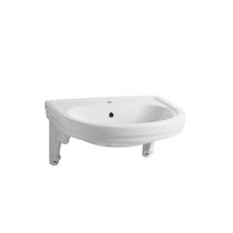 Wall-mounted washbasin / rectangular / ceramic...