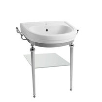 Metal washbasin stand