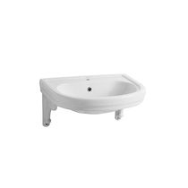 Wall-mounted washbasin / rectangular / ceramic...