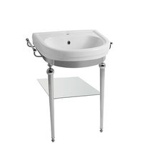 Metal washbasin stand