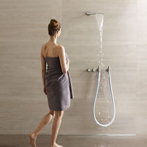 Wall-mounted shower set / contemporary /...
