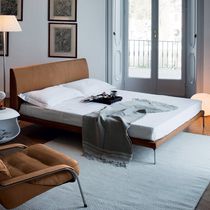 Double bed / contemporary / upholstered...