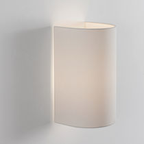 Contemporary wall light / indoor / linen...