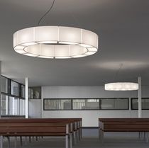 Pendant lamp / metal / plastic / contemporary