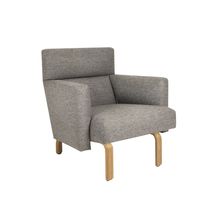 Scandinavian design armchair / fabric /...
