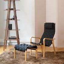 Scandinavian design armchair / leather /...
