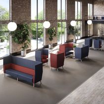 Contemporary upholstered bench / fabric...