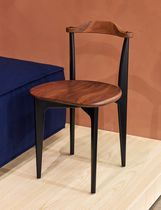 Scandinavian design chair / oak / walnut...