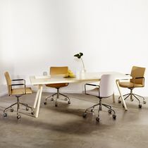 Contemporary table / oak / ash / laminate