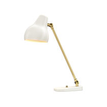 Table lamp / contemporary / aluminum / brass