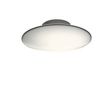 Contemporary ceiling light / round / glass...
