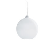 Pendant lamp / contemporary / steel / glass