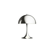 Table lamp / contemporary / aluminum / chromed...