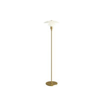 Floor-standing lamp / contemporary / brass...
