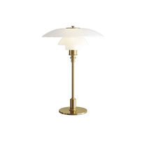 Table lamp / contemporary / metal / glass
