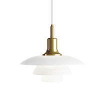 Pendant lamp / contemporary / metal / glass