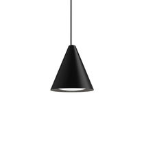 Contemporary ceiling light / conical / glass...