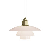 Pendant lamp / brushed brass / blown glass...