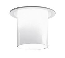 Recessed downlight / halogen / round / glass