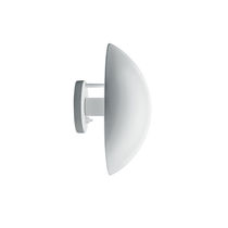 Contemporary wall light / steel / round...